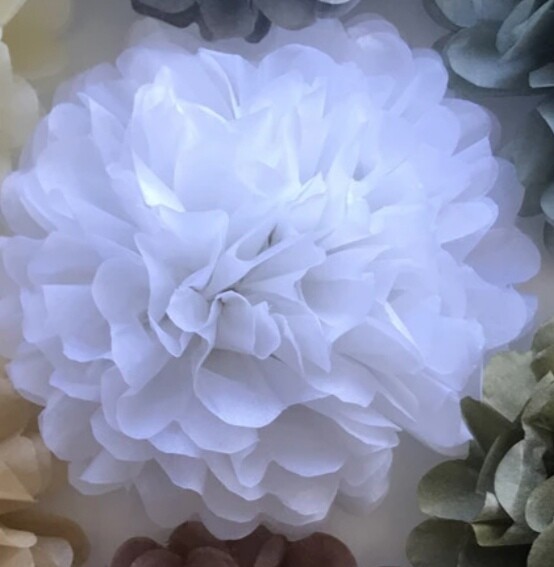 5cm 10cm 15cm 20cm Wedding Decorative Home Decor Tissue Birthday Decoration Flow gallery