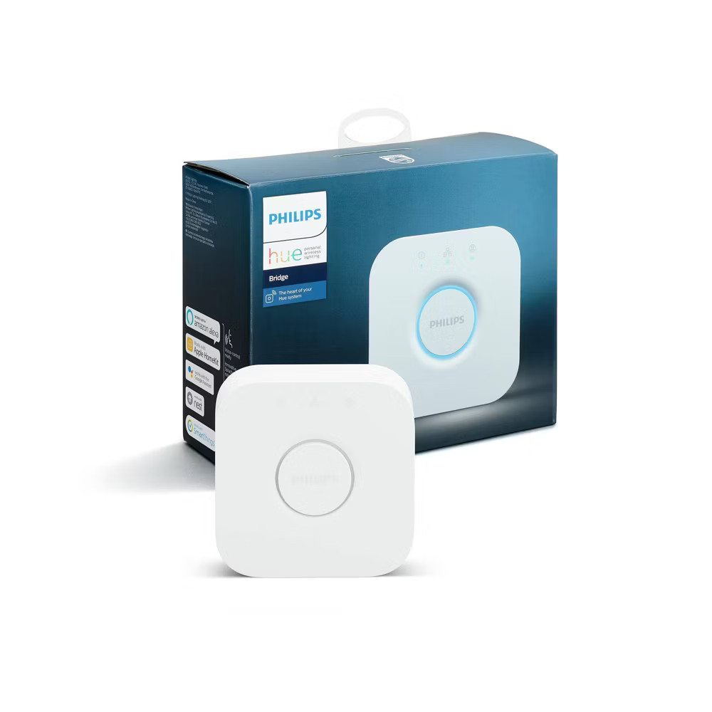 Philips Gen 2 Hue Bridge: Plastic, No Switch, Requires Hardwiring, Light Switch gallery