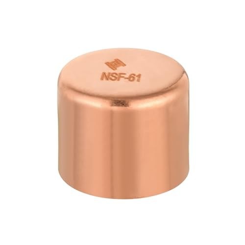 EFIELD 1/2" Copper Pipe End Cap Plug Solder Fittings, 1-25 Packs , Lead Free gallery
