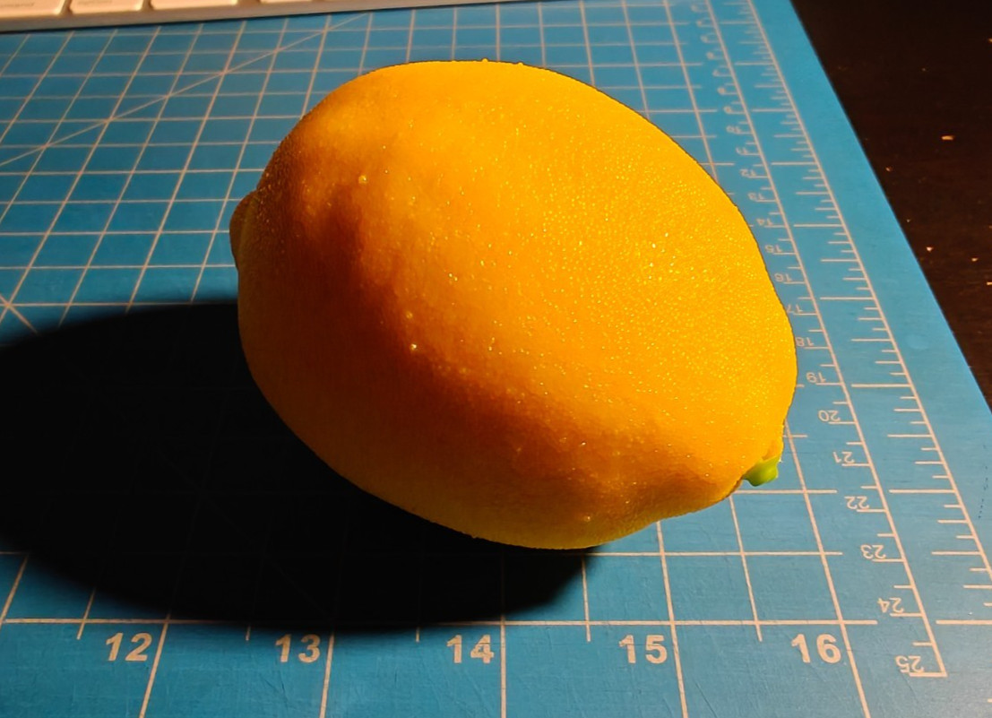 7 Plastic Lemon Fruit For Home Kitchen Decor 4" gallery