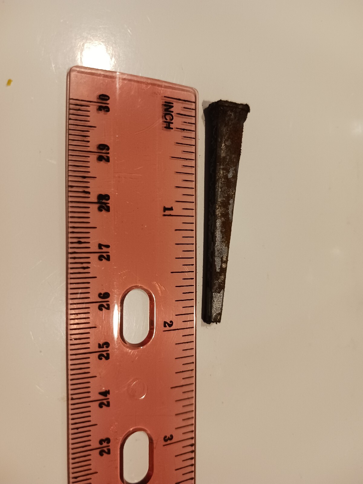 (25) Old Hand Cut 2" Square Head Nails, Rusty,Vintage,Craft. gallery