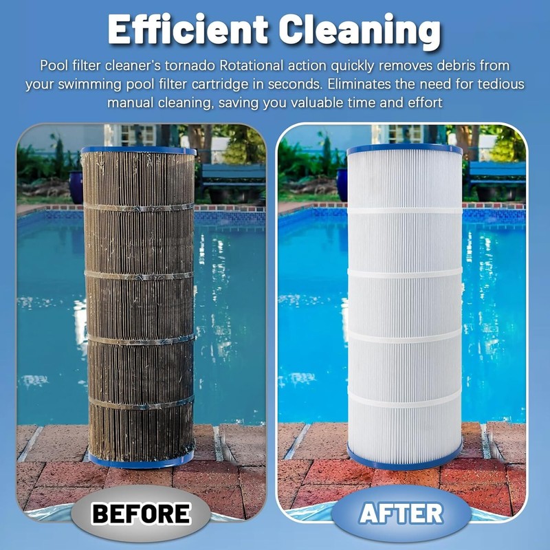Pool Filter Cleaner Tool for 3, 4, or 6" Pool Filter Cartridges gallery