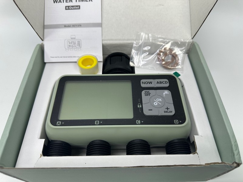 Smart Sprinkler Timer Programmable Water Timer for Garden Irrigation Auto 4 Zone gallery