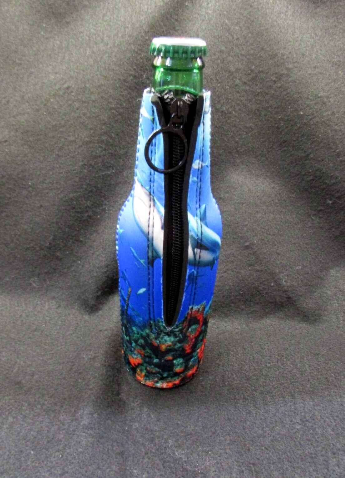 Sharks Coral Reef Long Neck Bottle Holder Insulator Cooler Beer Koozie G16 gallery