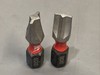 2pc Milwaukee Shockwave Impact Ecx #1 & #2 Insert Bits For Electrician Fasteners gallery