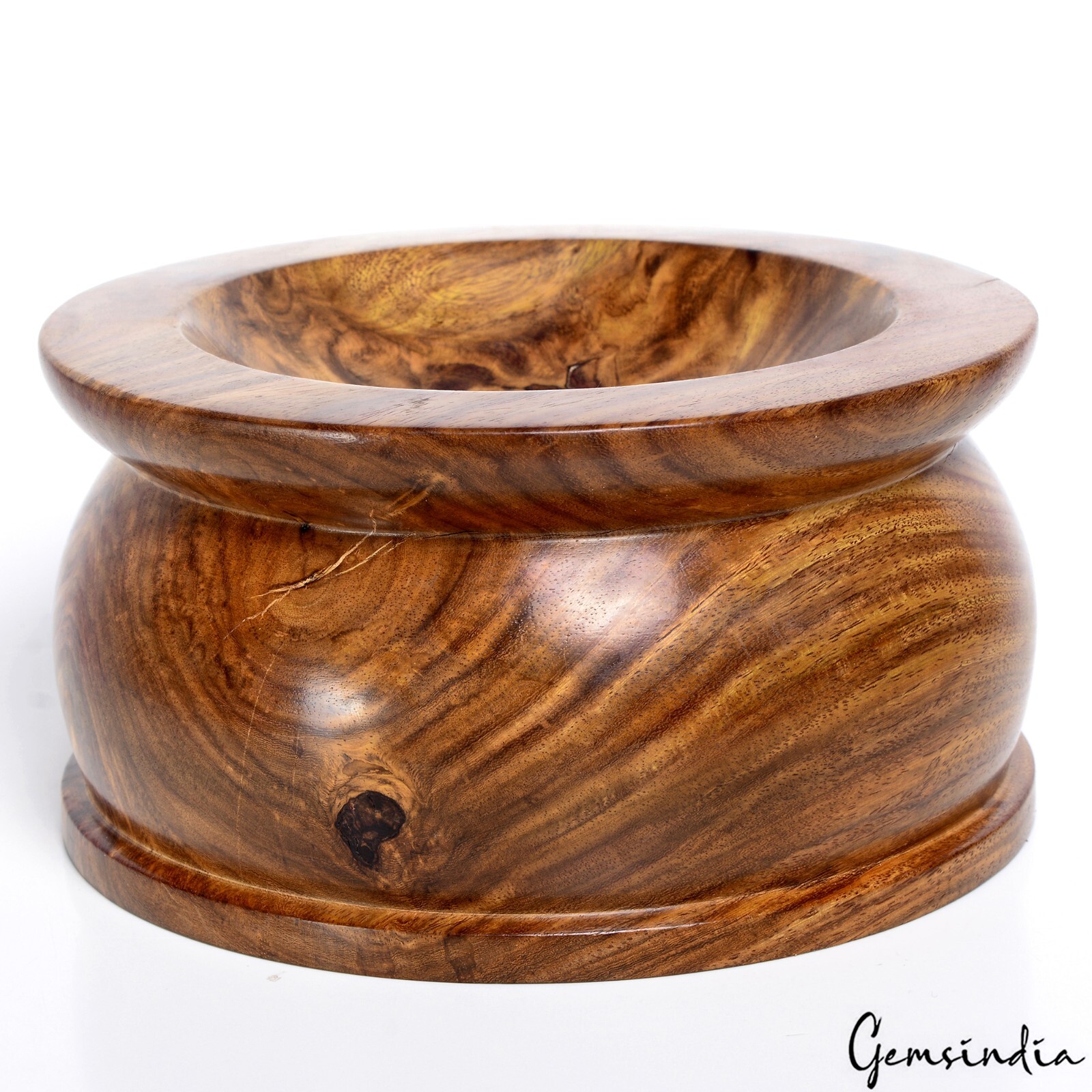 7 inches Wood Sphere Holder Display Stand for Large Spheres upto 40 kilo gallery