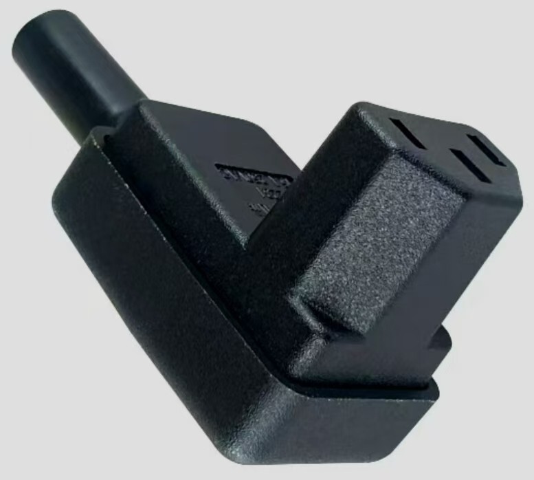 (5 PACK) IEC C13 Ac Power Plug Lower Bend UL Certification, 10A/15A 250Vac Plugs gallery