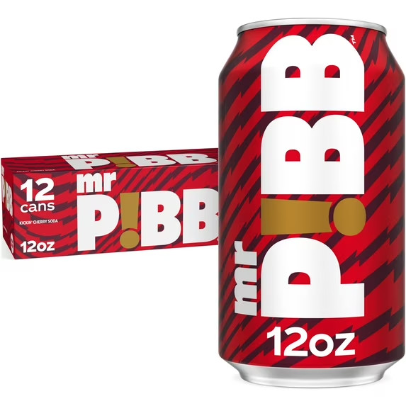 Mr. Pibb Cherry Soda Pop Fridge Pack Cans, 12 fl oz, 12 Pack gallery