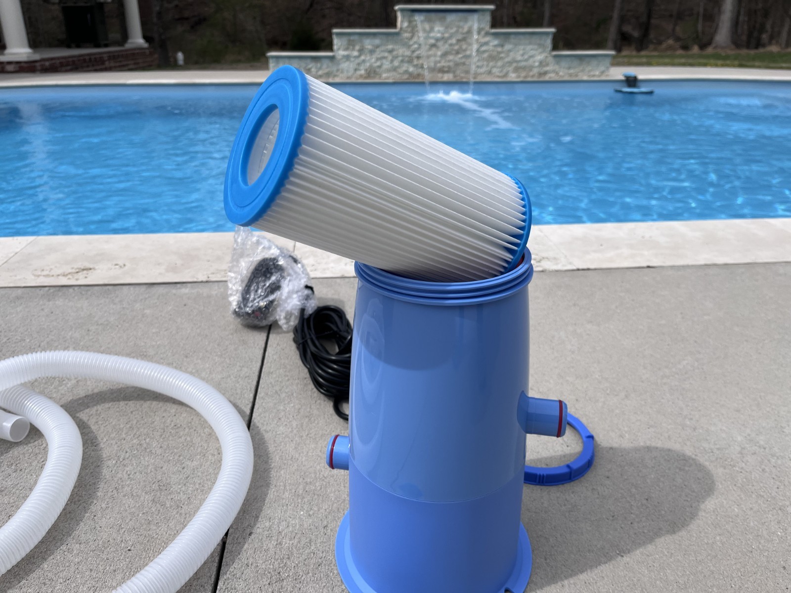 1000 GPH Pool Filter Pump Above Ground Type A/C Cartridge GFCI ETL System gallery