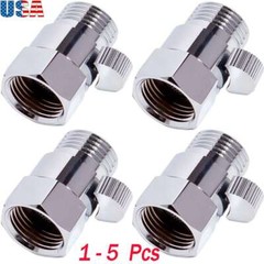 1-5Pcs G1/2″ Flow Quick Control Shut OFF Valve Fit Shower Head Hand Water Saver