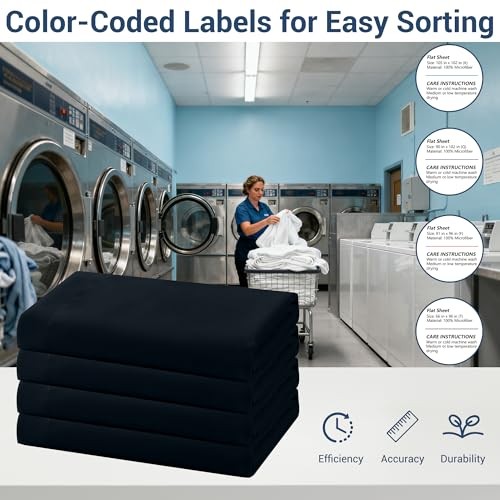 Flat Sheet Only Pack Top Bed Sheets, Soft Breathable Brushed King 1 Black gallery