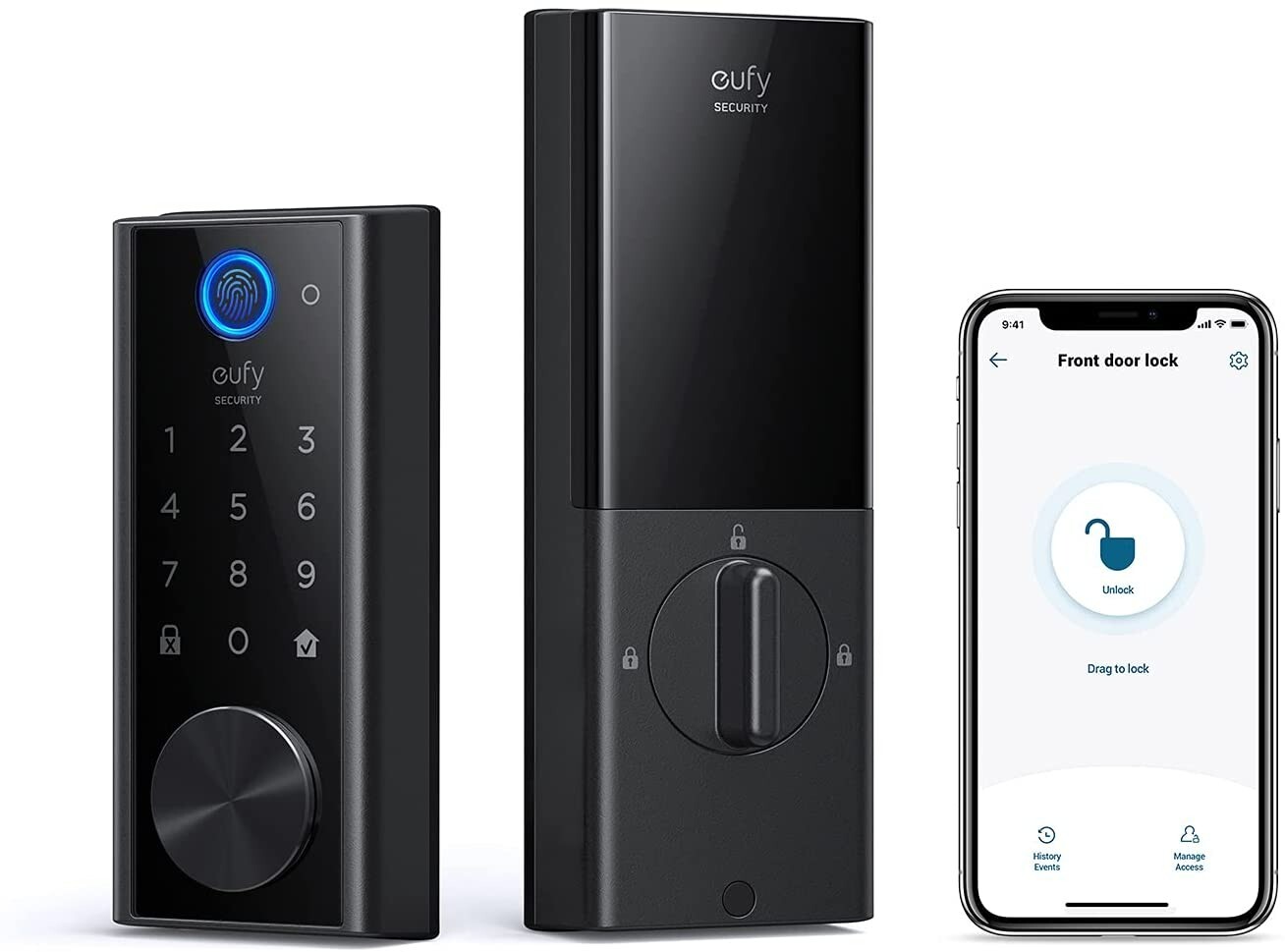 eufy S230 Smart Lock Wi-Fi Touch Fingerprint Keyless Entry Door Lock gallery