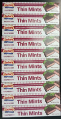 10PK Zachary Thin Mints ~ Raspberry ~ 5.5 OZ ~ SEALED ~ FAST SHIP ~ FRESH