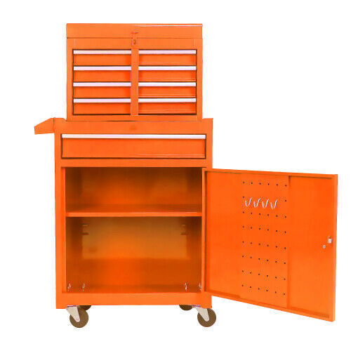 5 Drawer Rolling Tool Chest Tool Storage Cabinet & Tool Box Cart with Wheels gallery
