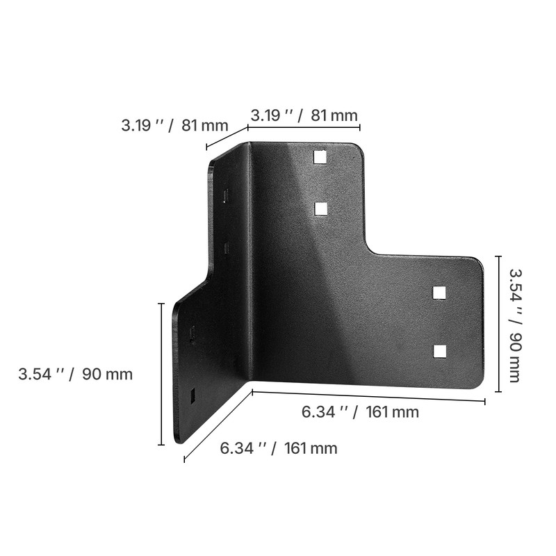 8pcs Workbench Corner Brackets Kit 6.5x6.5x6.5 in/165x165x165 mm Angle Brackets gallery
