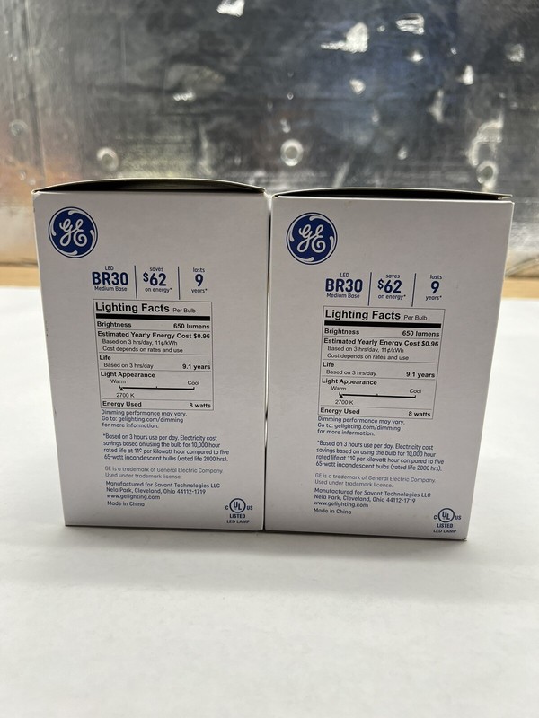 GE 65W Basic LED Indoor Floodlight BR30 Medium Soft Whit 650 L Dimmable 2-PACK gallery