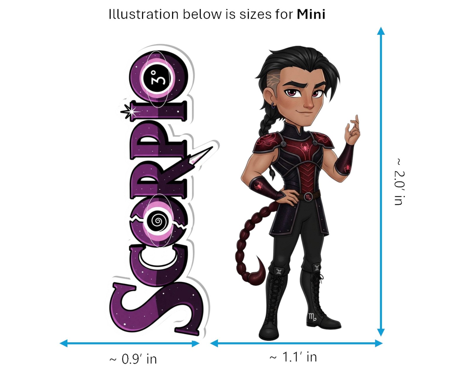 Scorpio Sticker and Magnet - the Phoenix Horoskins™ – Zodiac Water Sign | Waterp gallery