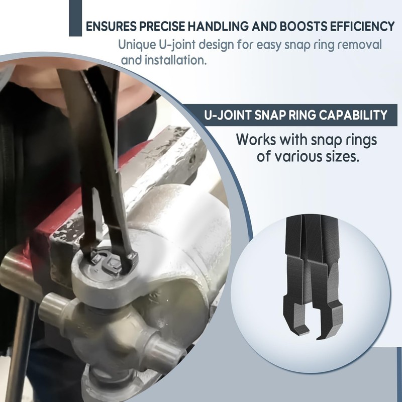 Straight U-Joint Snap Ring Pliers Plastic Push Pin Pliers Tool 70300 gallery