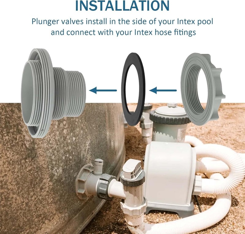 Pool Inlet Strainer for Intex Filter Pumps, 10744 10256 10255, transparent gallery