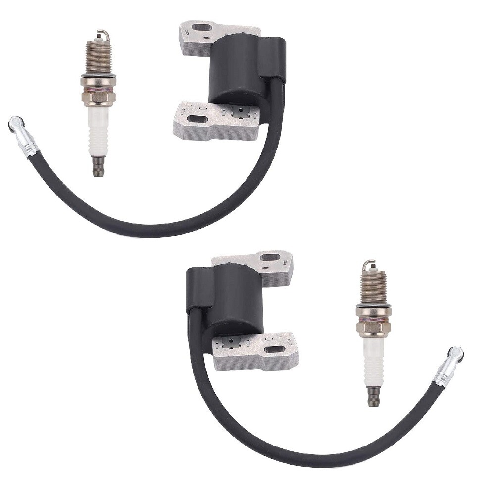 2pack Ignition Coil Kit for Husqvarna YTH22V42 with Briggs&Stratton 22HP engine gallery