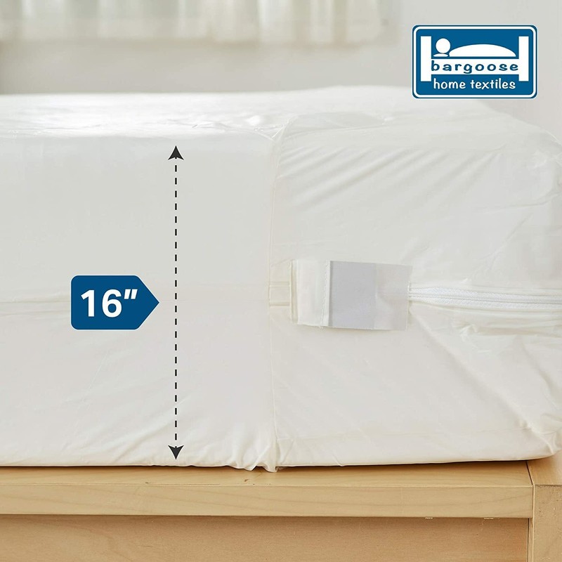 BEST! Waterproof BedBug Proof Allergen Zippered Vinyl Mattress Protector 4Size gallery