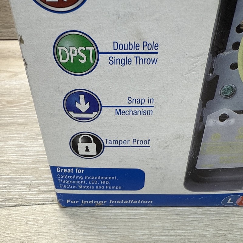 Intermatic T101 Mechanical Time Switch 120 VAC 60Hz SPST Indoor Enclosure *READ gallery