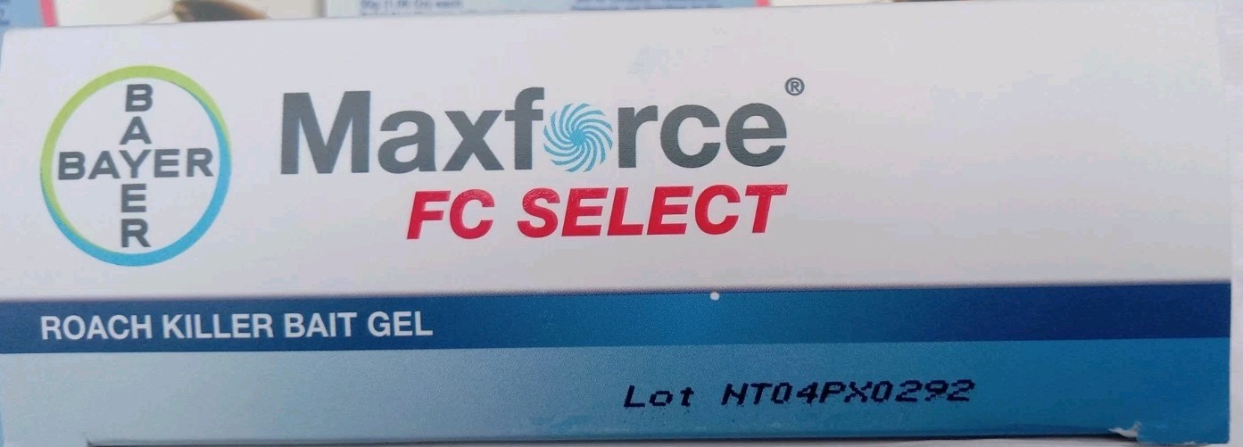 Bayer Maxforce FC Select Roach Bait Gel - Max Force Control (4) 30g Tubes gallery