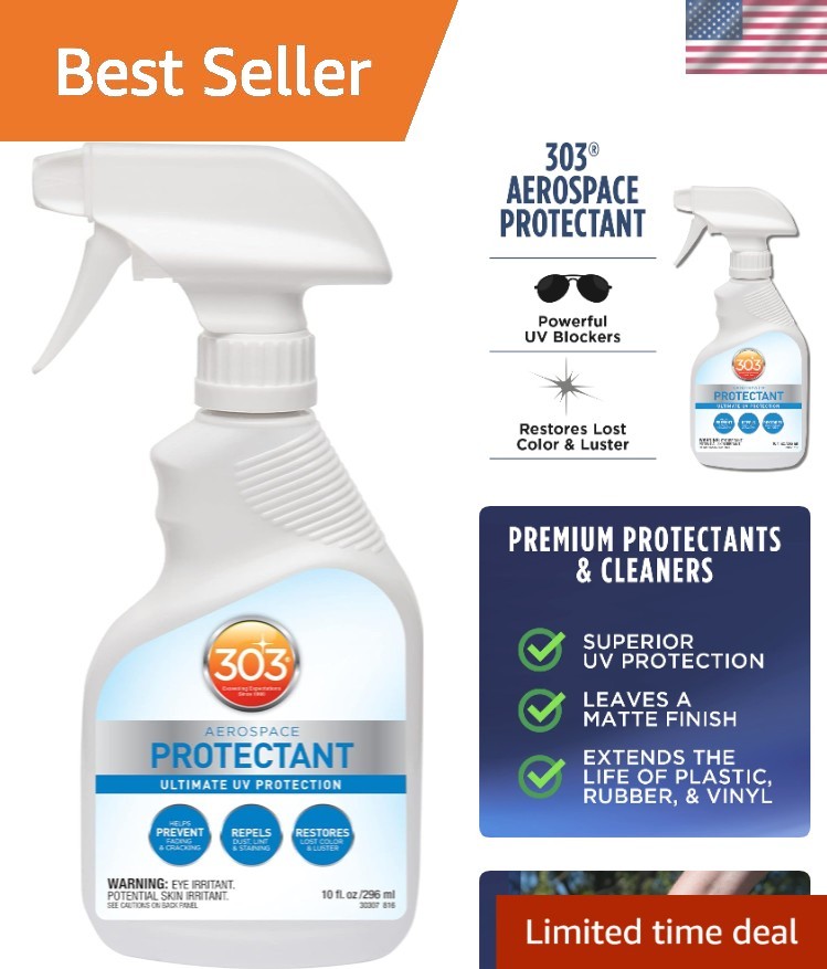Versatile 303 Protectant Spray - Prevents Fading & Cracking, 10 oz of Protection gallery