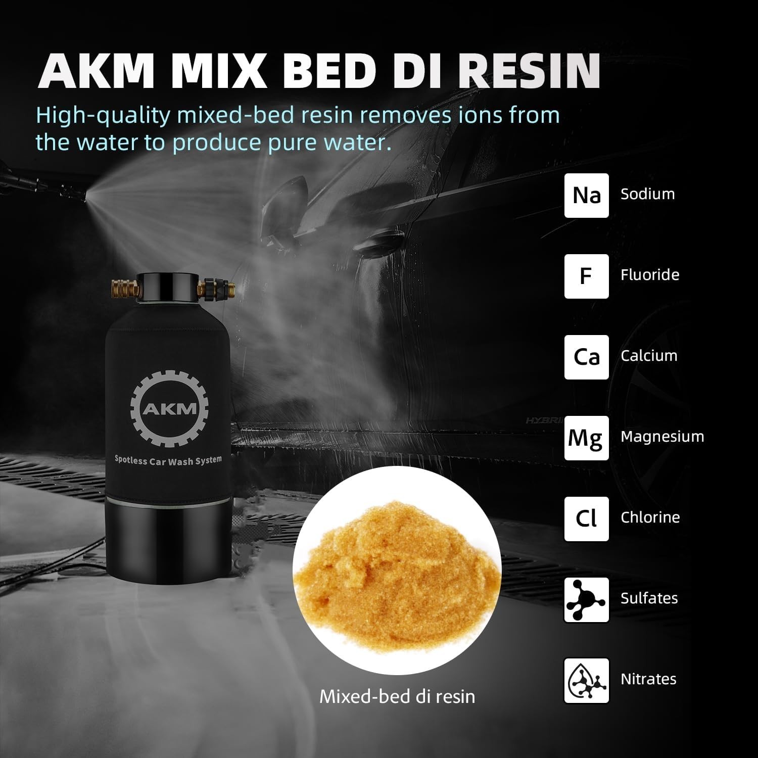 Mixed Bed Deionized Resin Filter Fill for Spotless Car Wash System - 5 Liters gallery