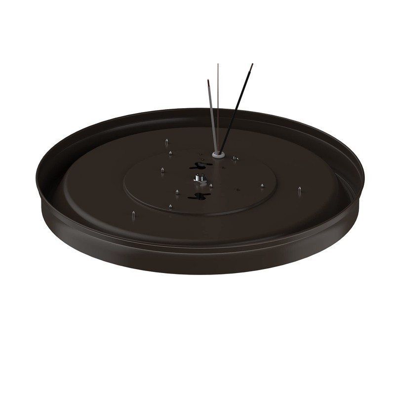 DYMOND LED Ceiling Light 14" Dimmable Flush Mount Espress Brown) gallery