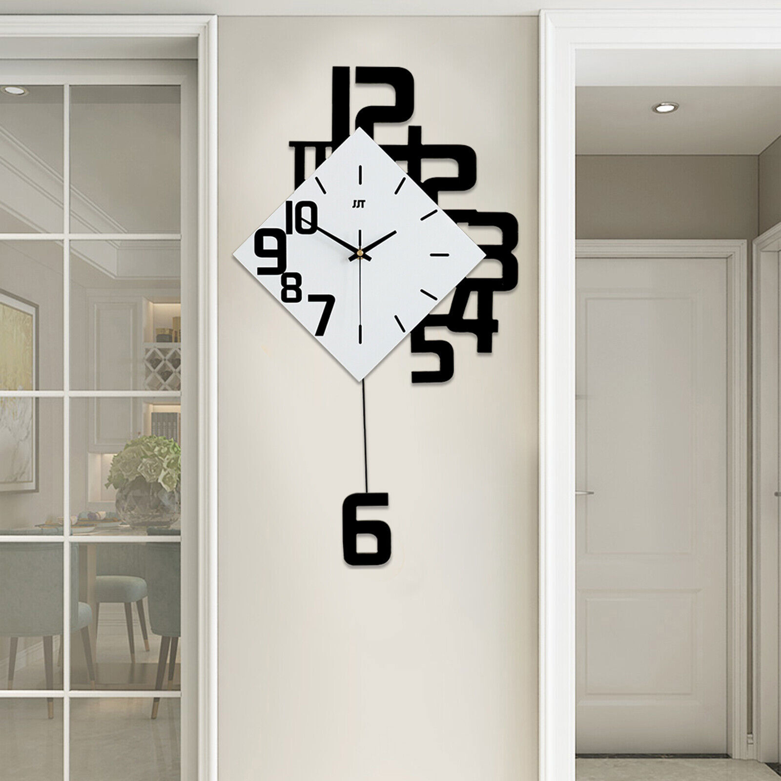 Nordic Style Pendulum Clocks Modern Swing Wall Clock Living Room Fashion Decor gallery