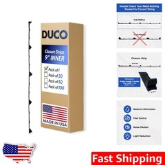 Durable 3ft Foam Closure Strips – Seals Moisture & Noise Under Metal Panels