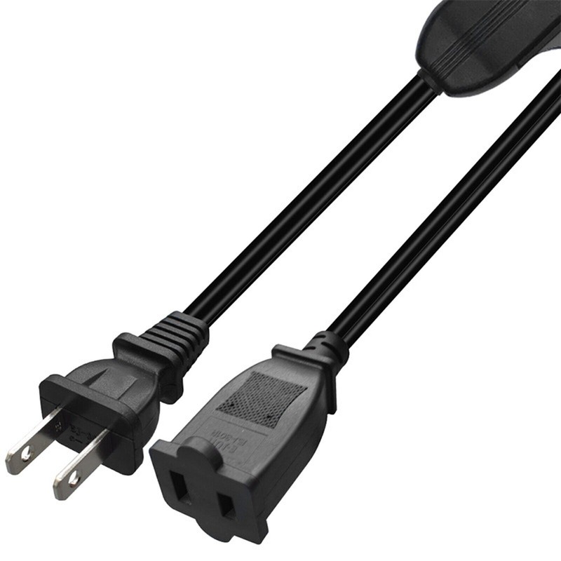 Polarized Extension Cord On Off Switch 2 Prong Extension Cord Waterproof bi US gallery