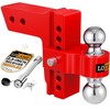 LOCAME Adjustable Trailer Hitch, Fits 2.5-Inch Receiver Only, 6-Inch Drop/Ris... gallery