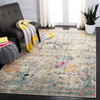 Safavieh Madison Collection Area Rug - 53 X 76 Grey Gold Boho Abstract gallery