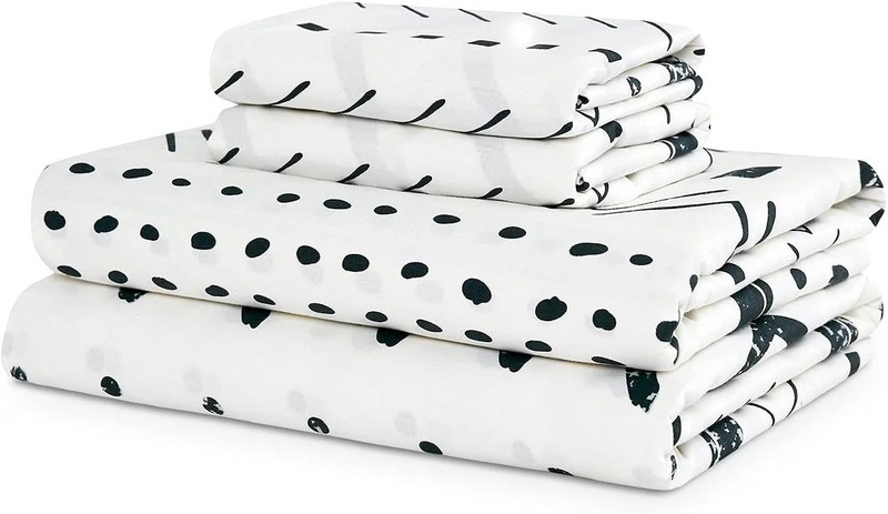 Wake In Cloud - Aztec Bed Sheets, 100% Cotton, 4-Piece Sheet Set, Geometric West gallery
