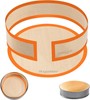 Silicone Baking Mat for Springform Pan 9 inch, Prevent cake from Sticking to gallery