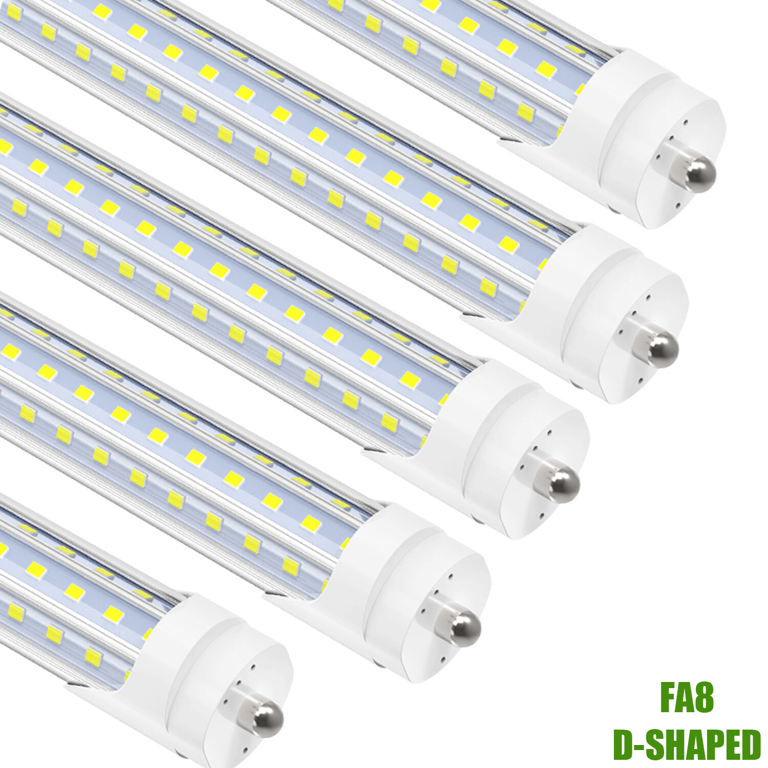 120W 8FT T8 LED Shop Light Bulbs 8 FT FA8 Single Pin LED Tube Light Bulb 6500K gallery