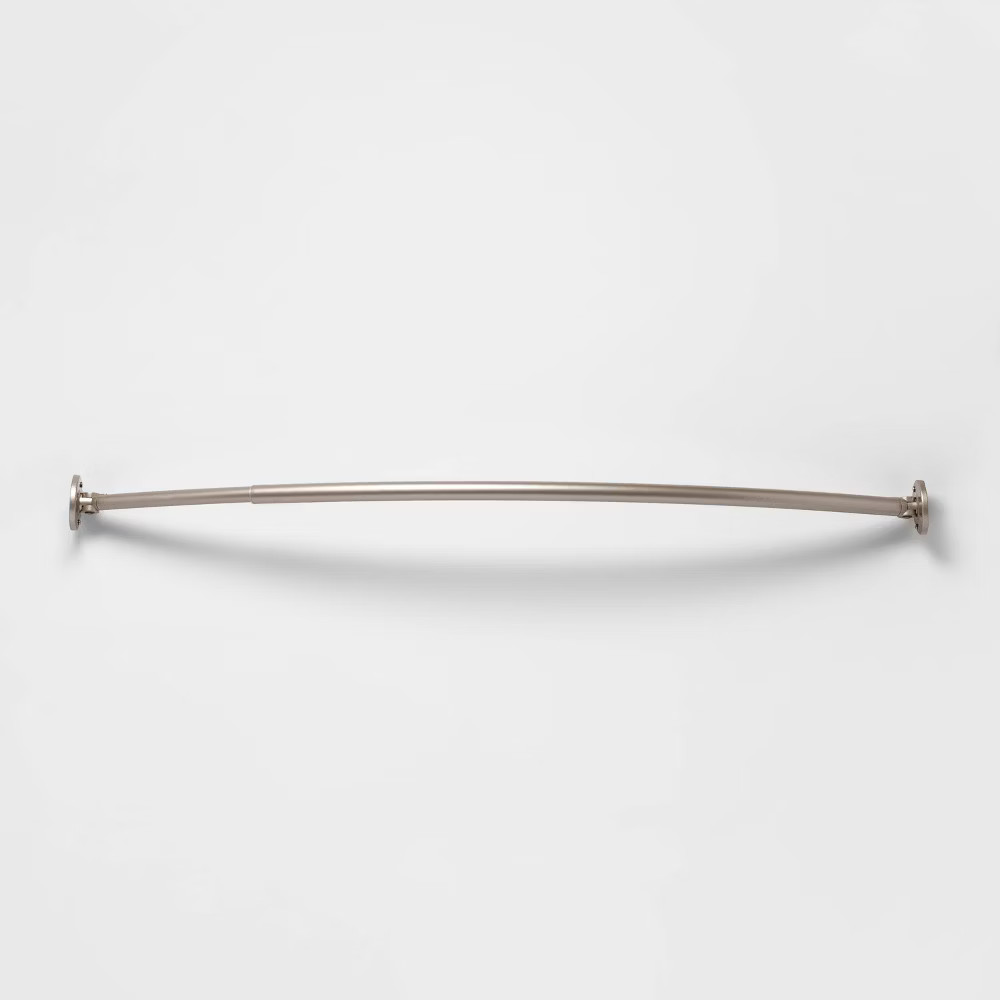 Rust Resistant Rotating Curved Rod Nickel - Made By Design gallery