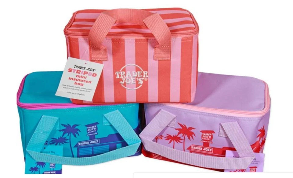 Trader Joe’s 2026 Mini Insulated Tote Bags Brand New **Set of 3**Limited Edition gallery