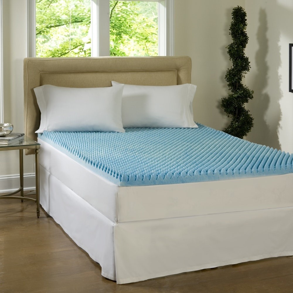 Comforpedic Loft from Beautyrest 3-inch Sculpted Gel Memory Foam Mattress Topper gallery