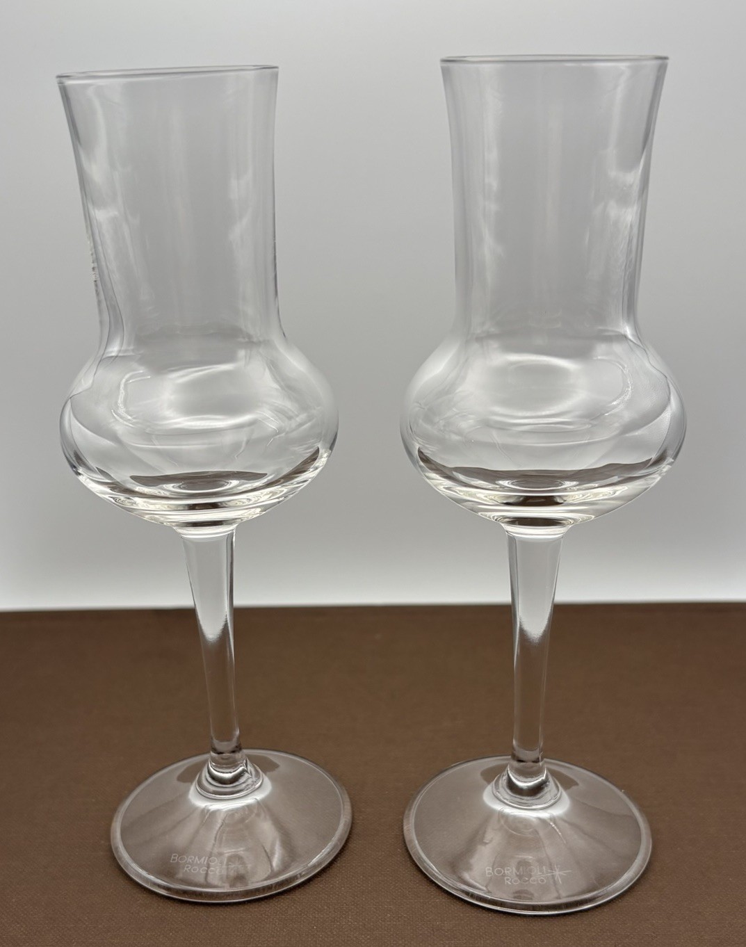 Bormioli Rocco Riserva Grappa Glasses Set of 2 Cordial Liqueur 2.75oz gallery