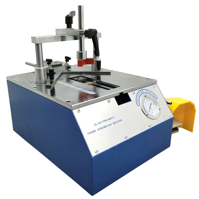 Pneumatic Frame Nailer Angle Machine for Wood /Density Board/Plastic Strip/PVC gallery