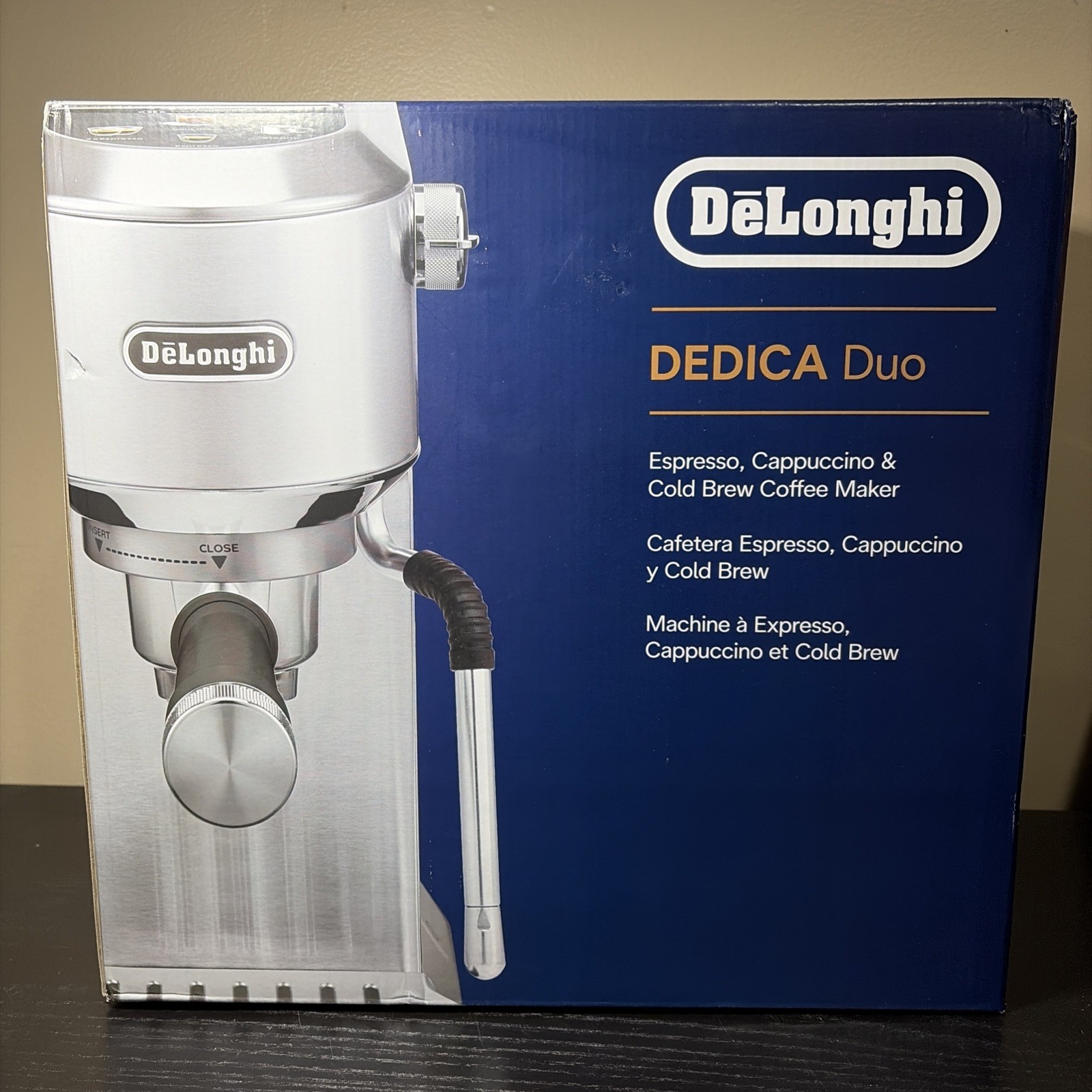 DeLonghi EC890m - Dedica Duo Compact Espresso Machine - Cold Brew Coffee Maker gallery
