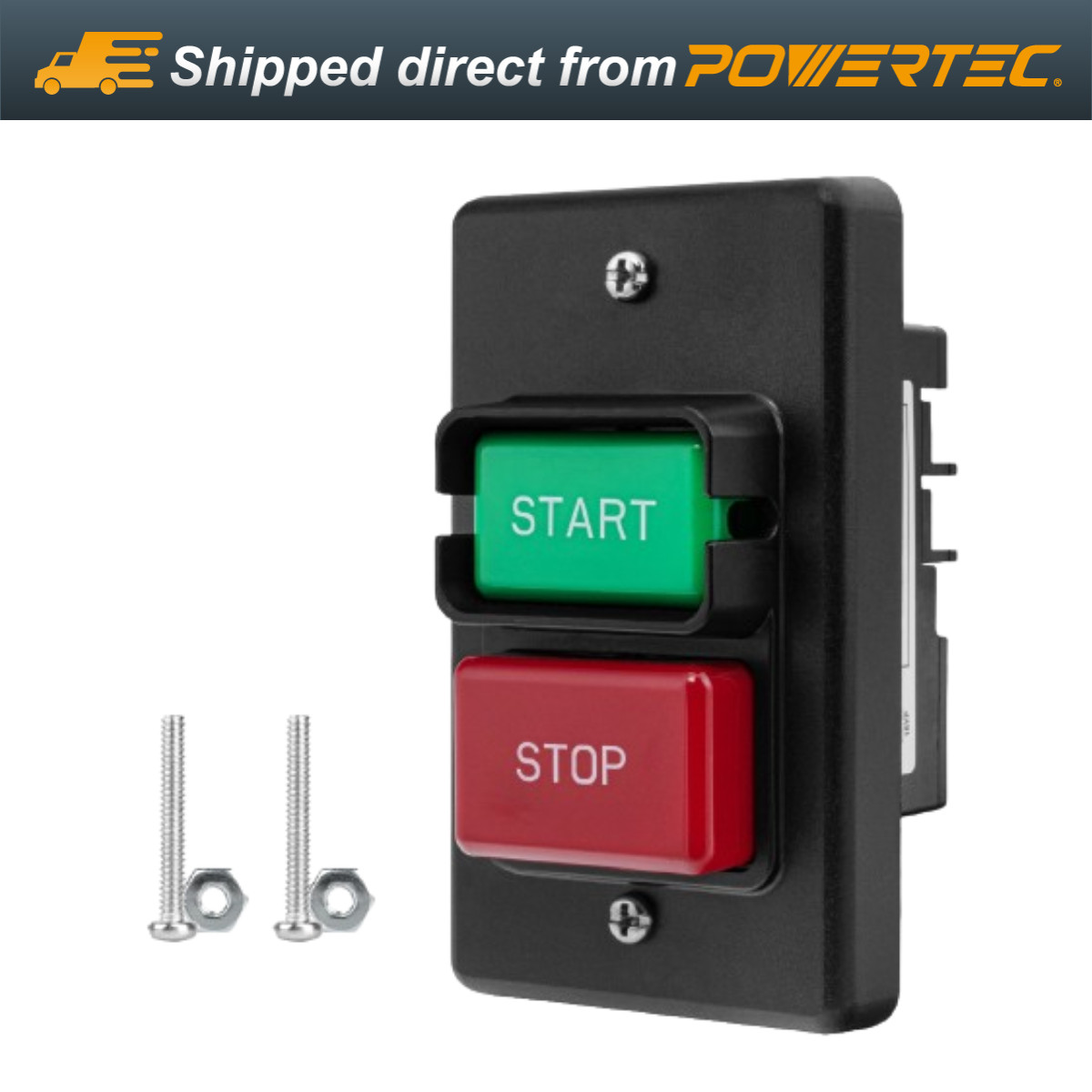 POWERTEC 120/230V Single Phase On/Off Switch with Hardware Kit (71652) gallery