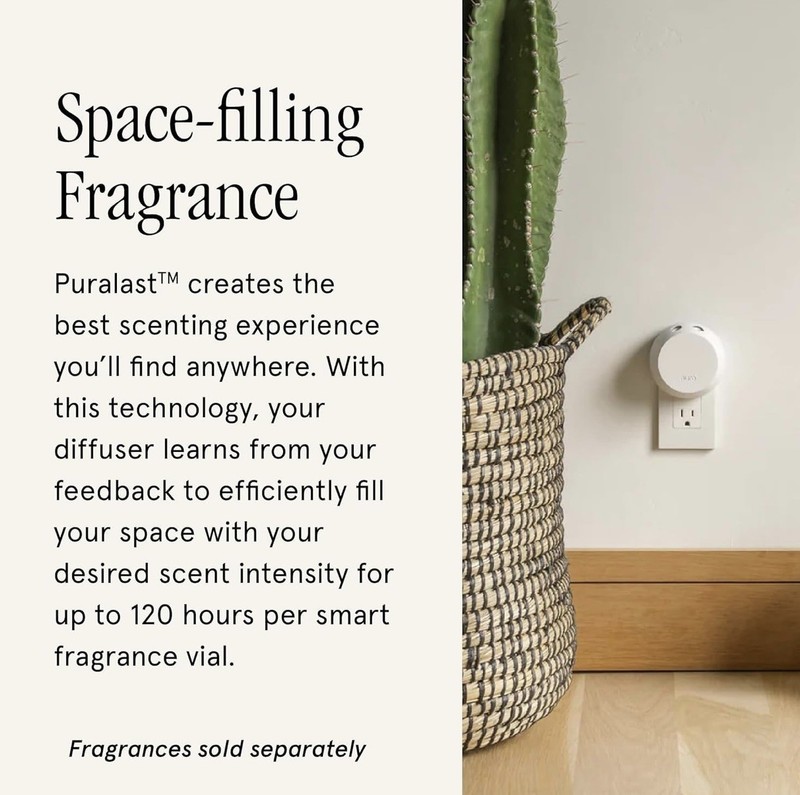 Smart Fragrance Diffuser - Adjustable Home Diffuser with LED Light & Automa... gallery