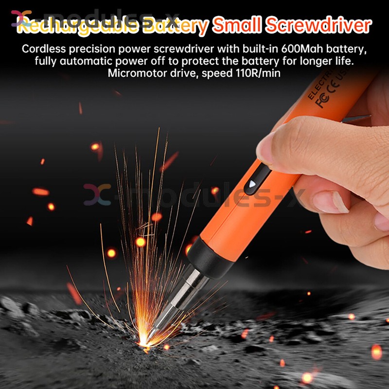 46in1 Mini Precision Electric Screwdriver Set Rechargeable Cordless Screwdriver gallery
