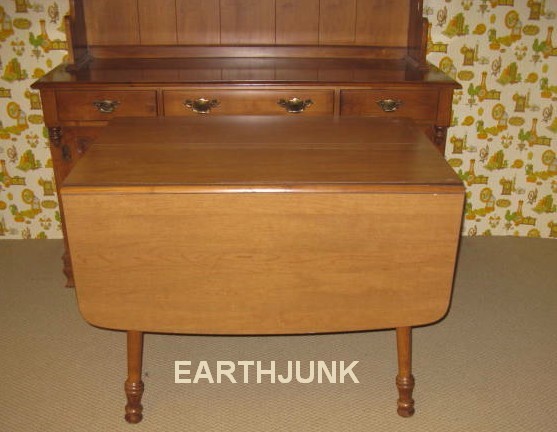 Tell City Dropleaf Dining Table Hard Rock Andover Maple Formica Top 8176 gallery