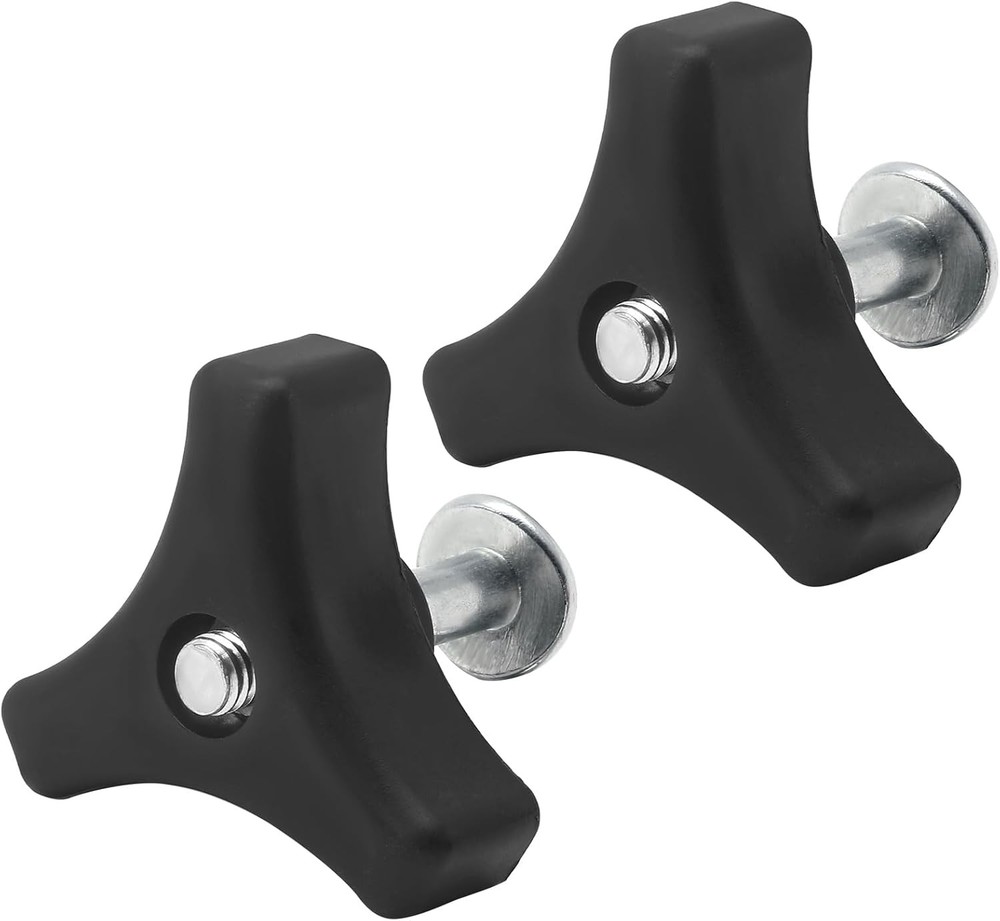 Murtenze 2 Sets Lawn Mower Handle Knobs Nut Bolt, Triangle Knob Screw...