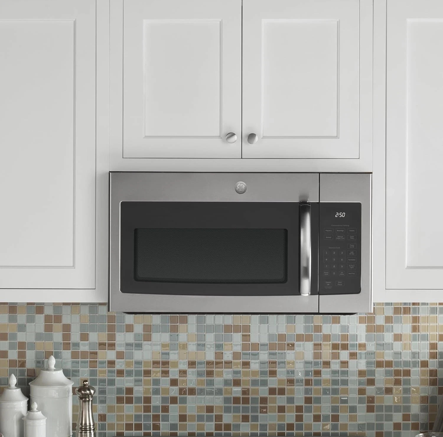 1.6 Cu. Ft. Over-the-Range Microwave with Add 0:30 Seconds Black-on-Stainless gallery